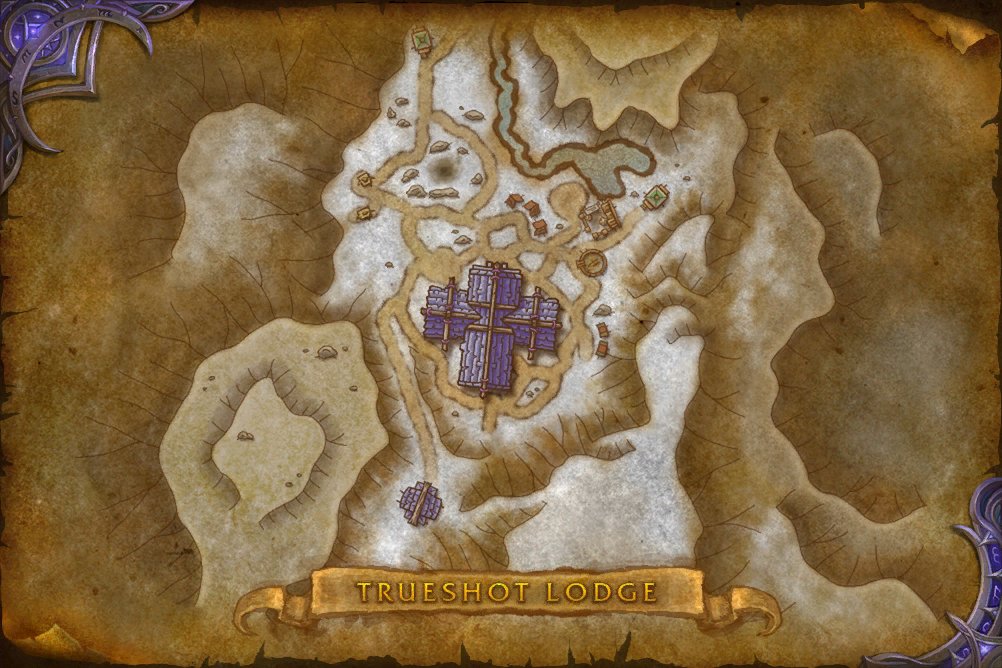 Trueshot Lodge map