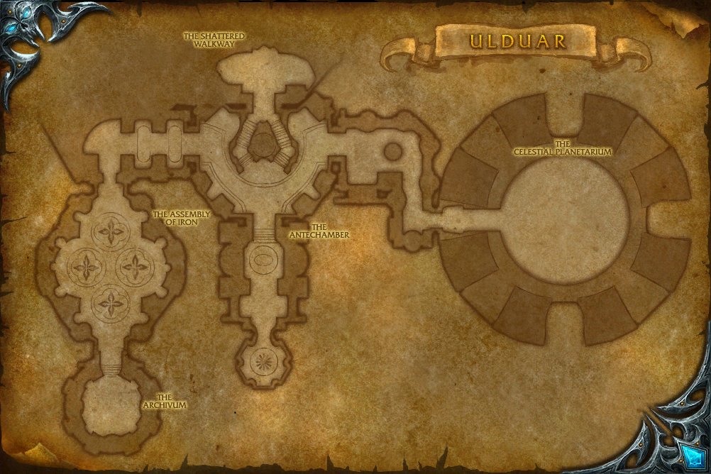 Ulduar map