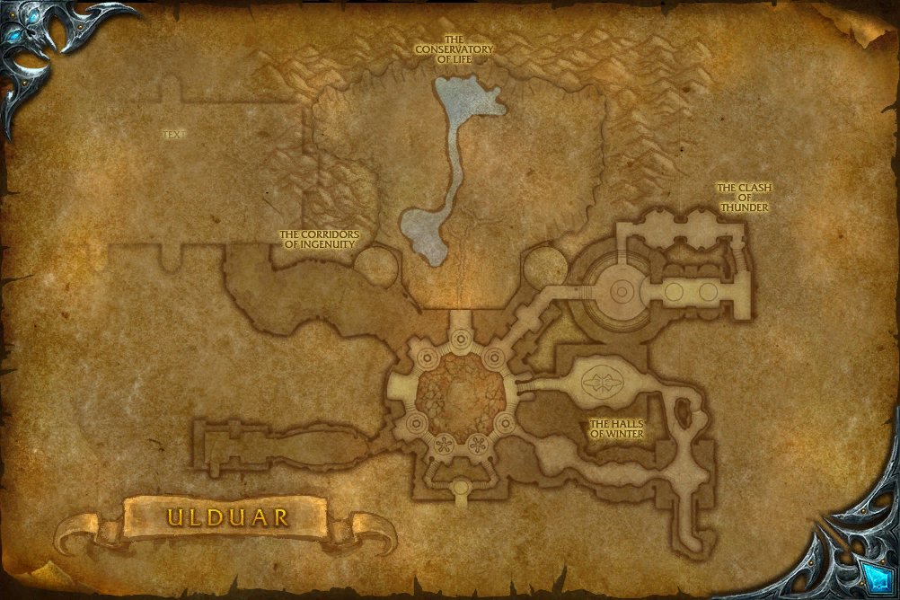 Ulduar map