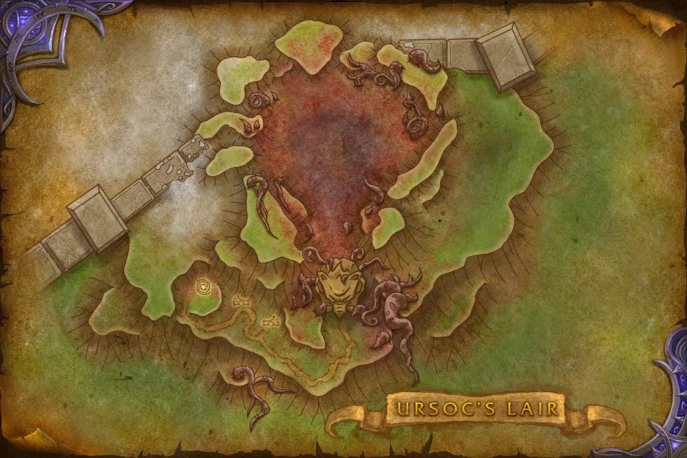 Ursoc's Lair map
