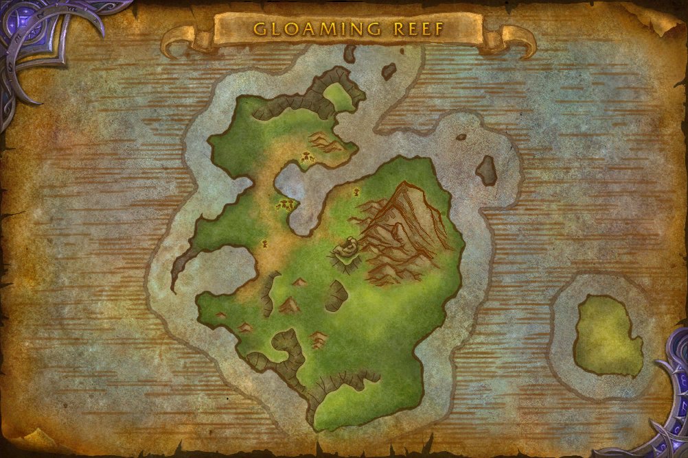 Gloaming Reef map