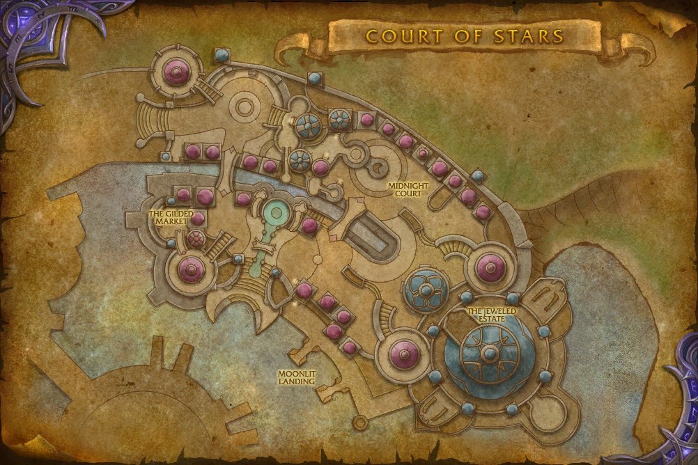 Court of Stars map