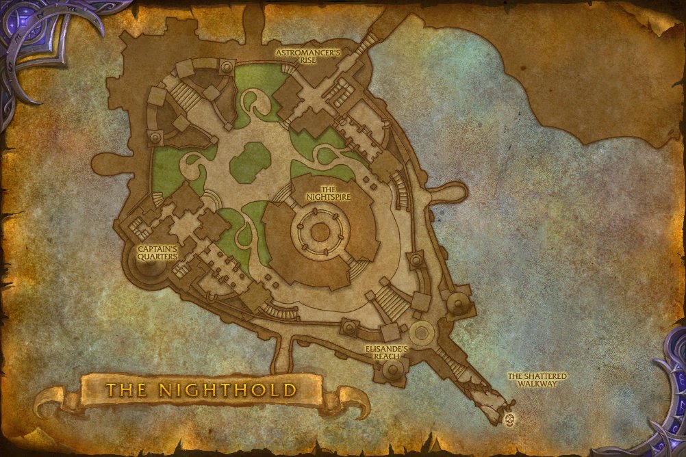 The Nighthold map