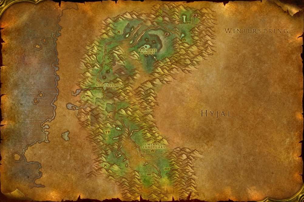 Felwood map