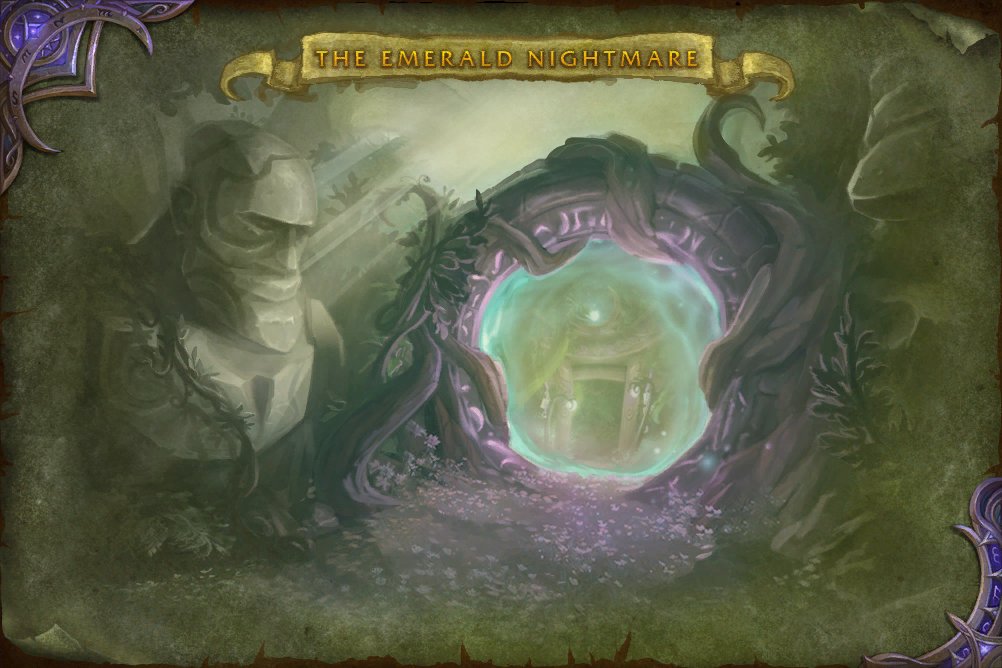 The Emerald Nightmare map