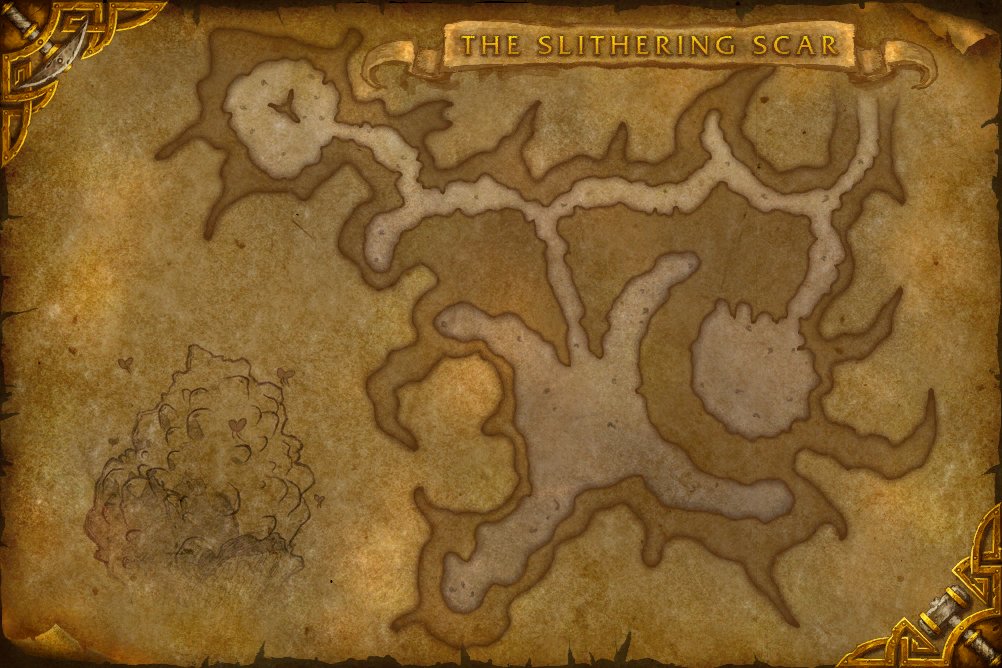 The Slithering Scar map