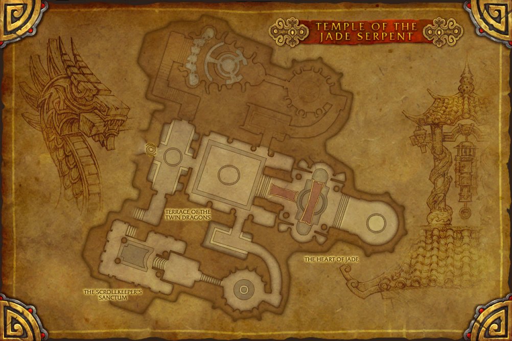 Temple of the Jade Serpent map