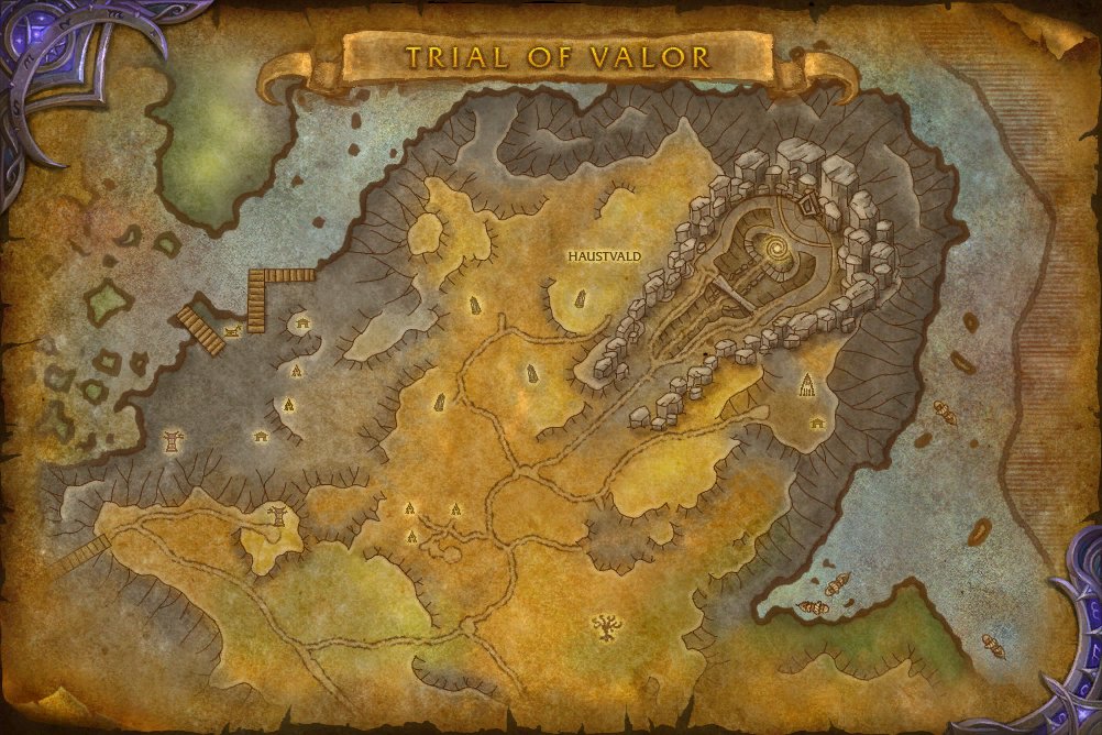 Trial of Valor map