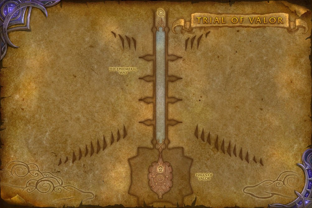 Trial of Valor map