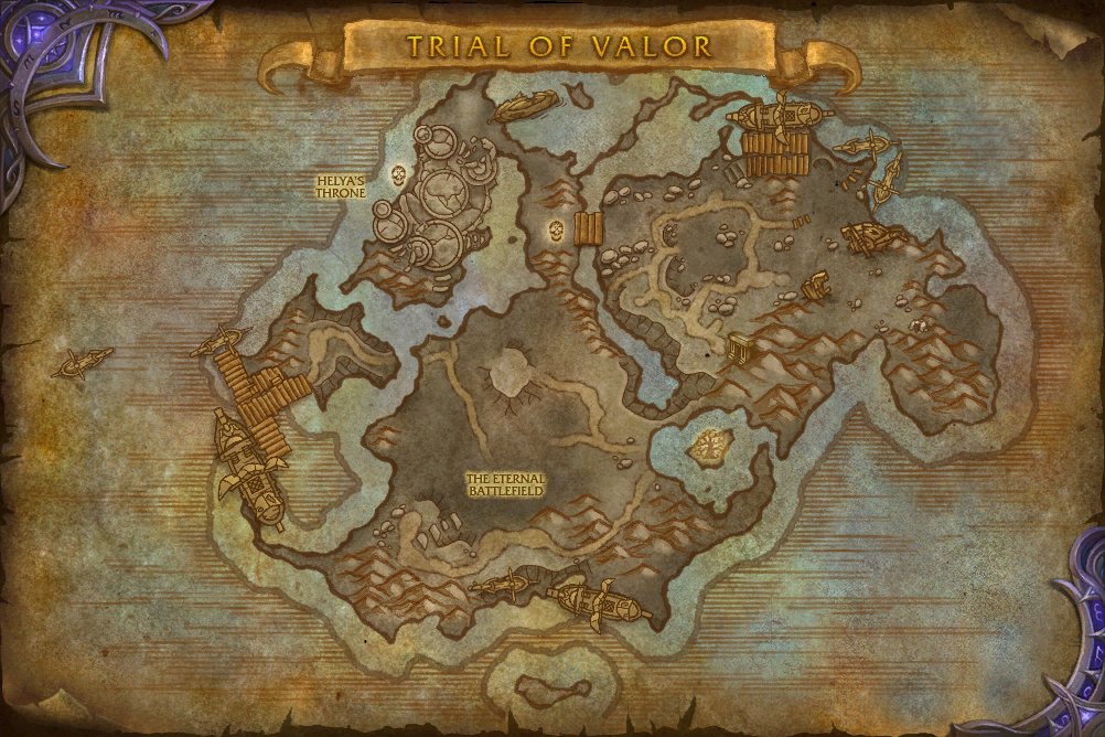 Trial of Valor map