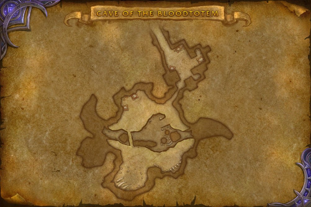 Cave of the Bloodtotem map