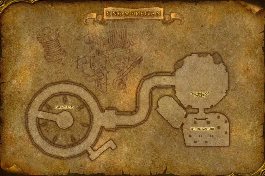 Gnomeregan map