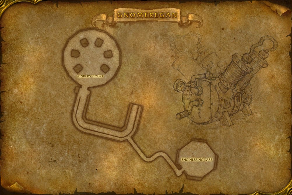 Gnomeregan map