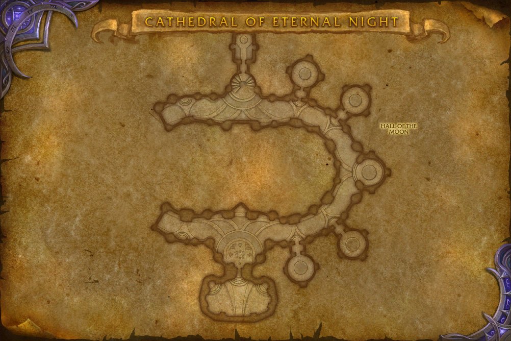 Cathedral of Eternal Night map