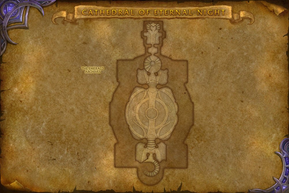 Cathedral of Eternal Night map