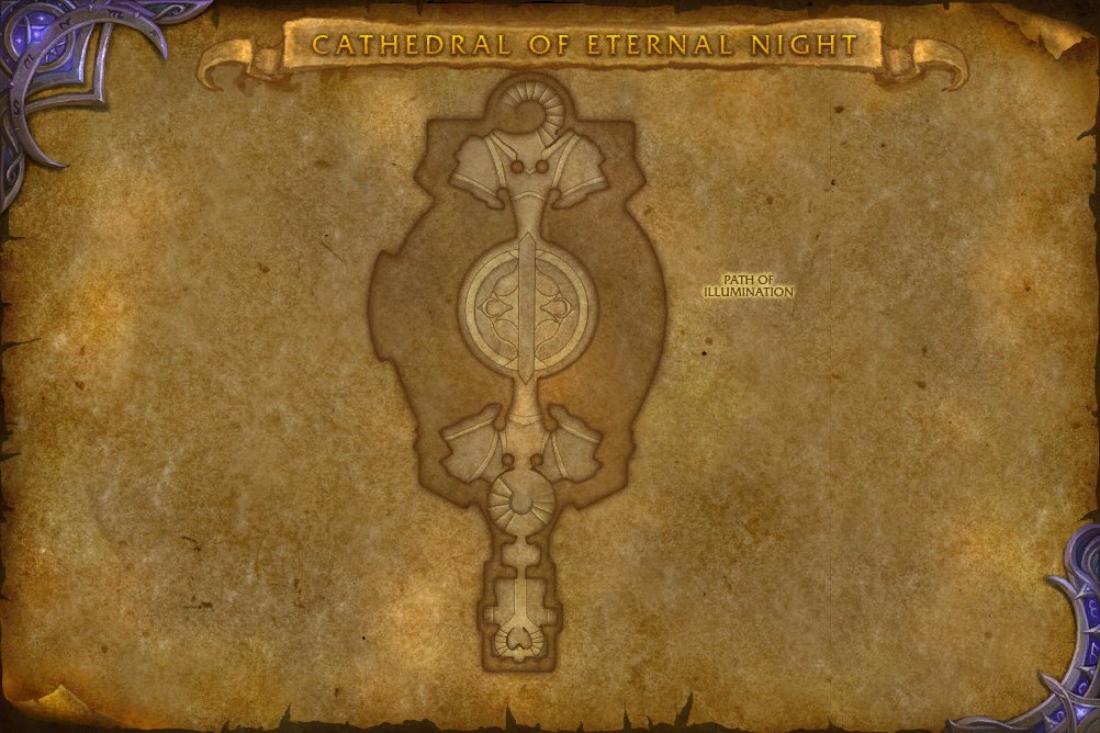 Cathedral of Eternal Night map
