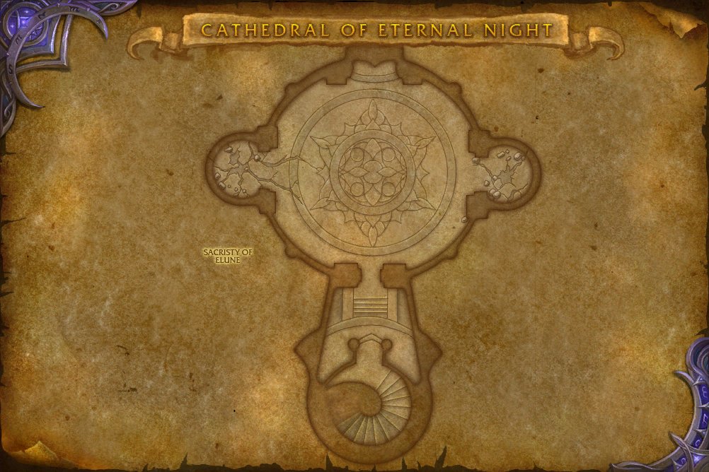 Cathedral of Eternal Night map