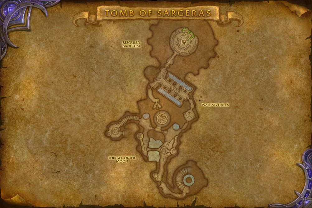 Tomb of Sargeras map