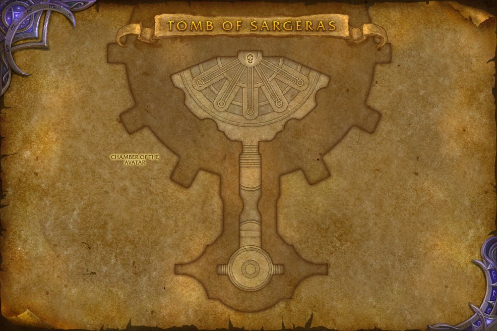 Tomb of Sargeras map