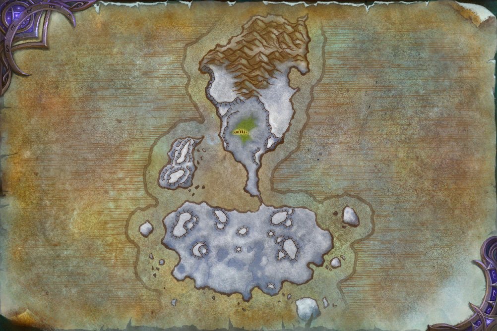 The Lost Glacier map