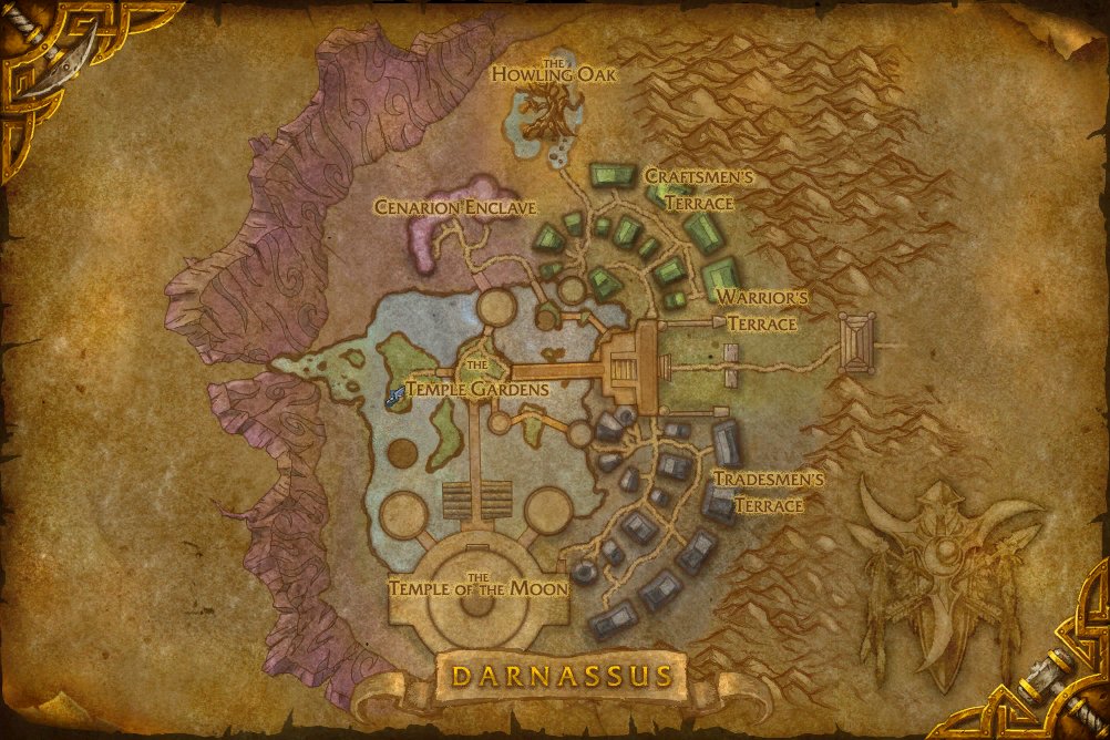 Darnassus map