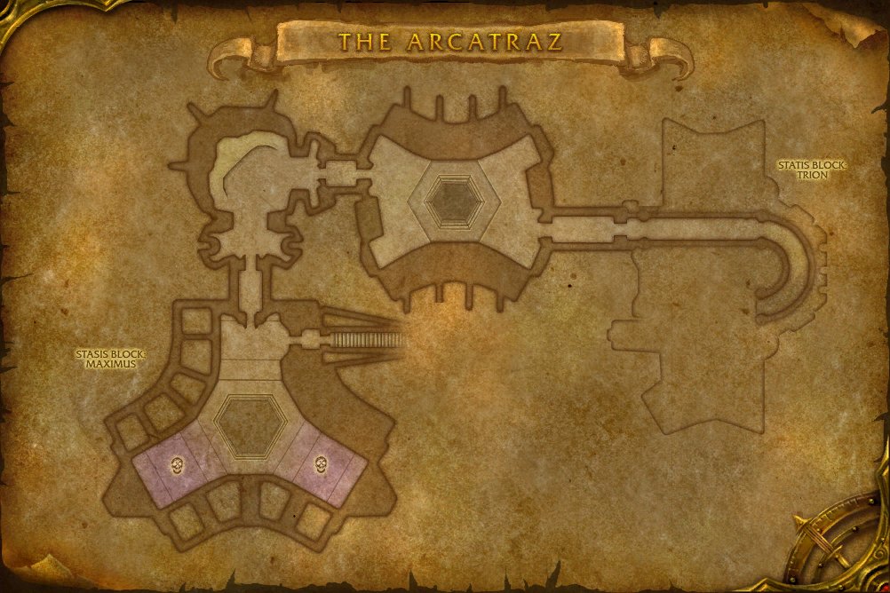 Arcatraz map