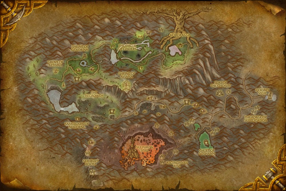 The Deaths of Chromie map