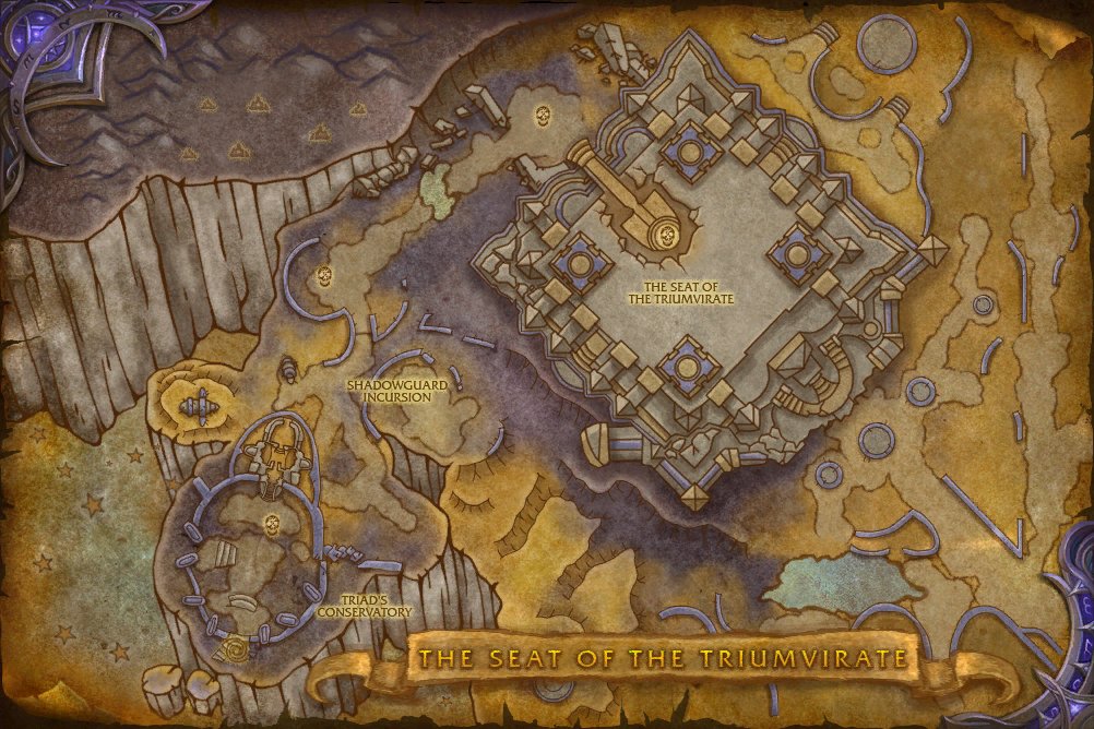 The Seat of the Triumvirate map