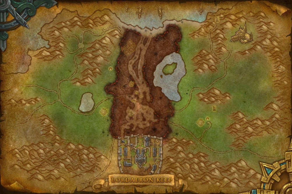 Ruins of Lordaeron map