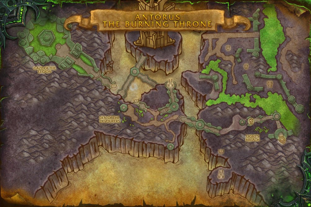 Antorus, the Burning Throne map