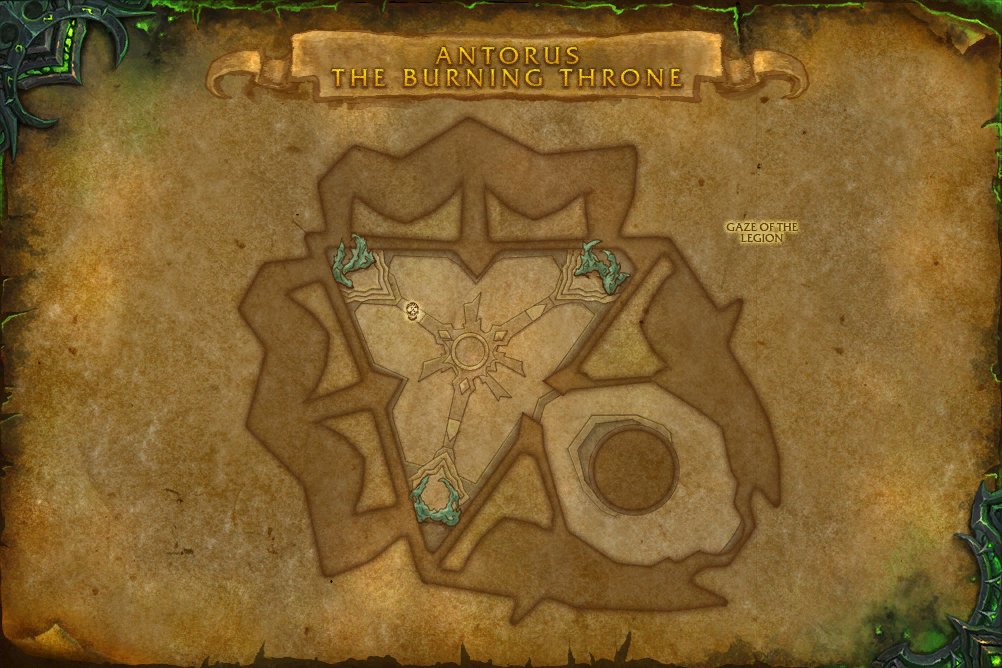 Antorus, the Burning Throne map