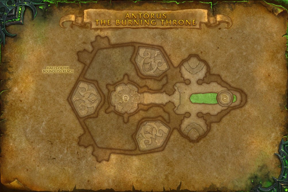 Antorus, the Burning Throne map