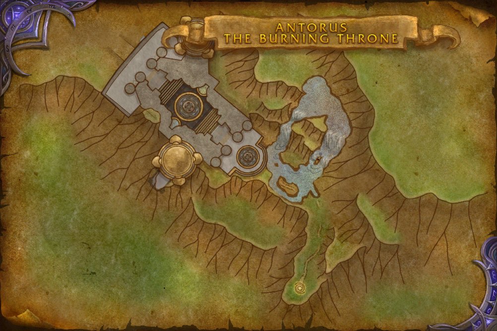 Antorus, the Burning Throne map
