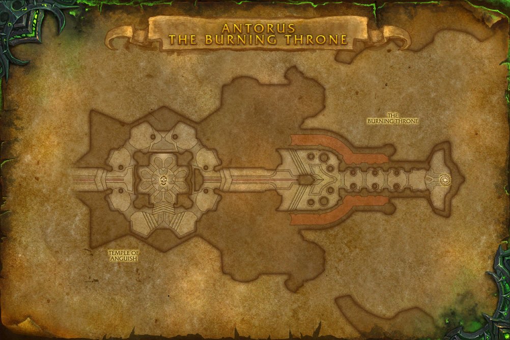 Antorus, the Burning Throne map