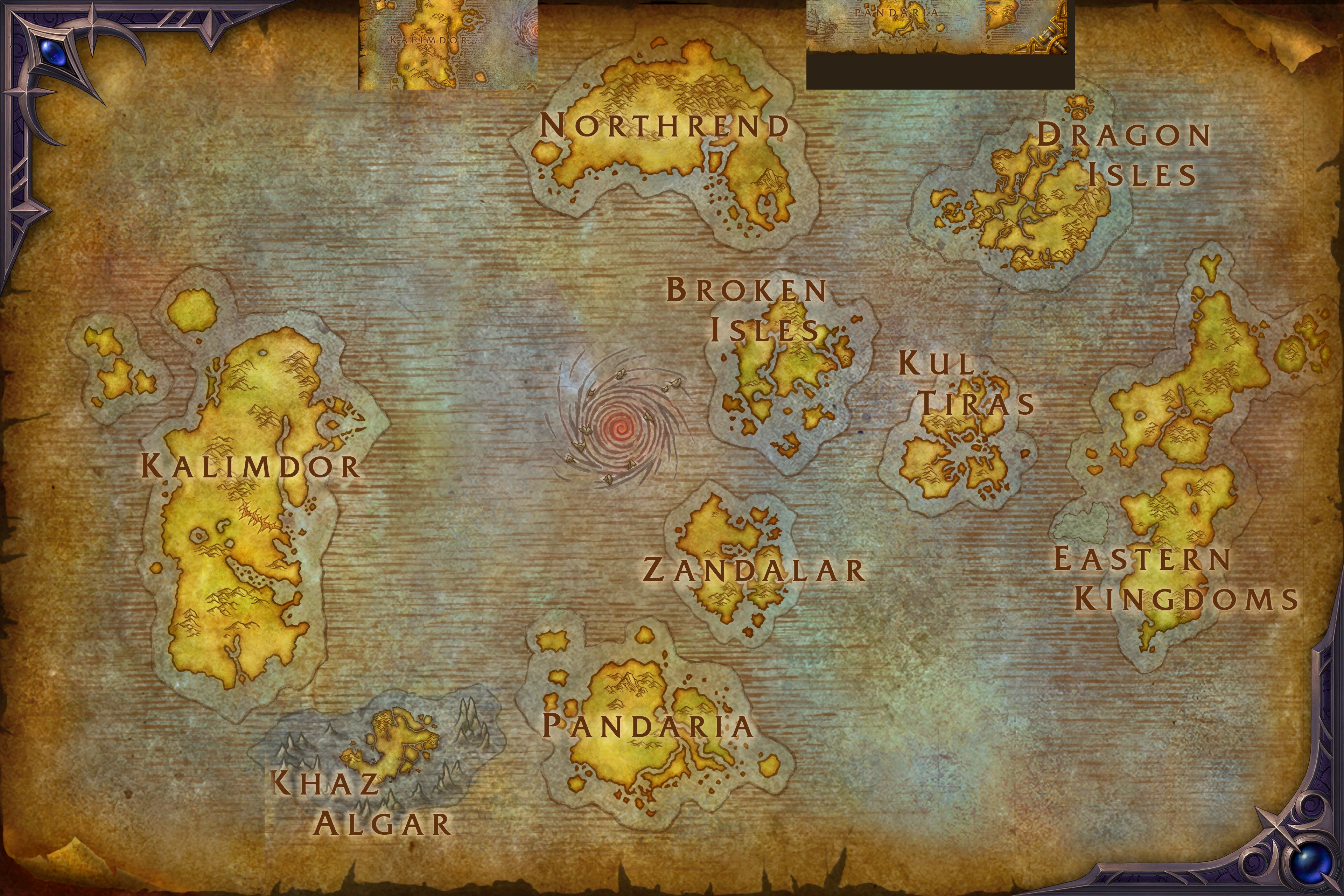 Azeroth map