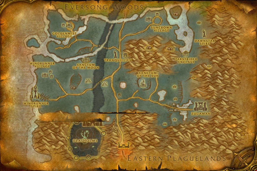 Ghostlands map