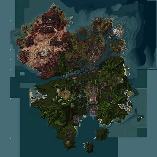 Zandalar map