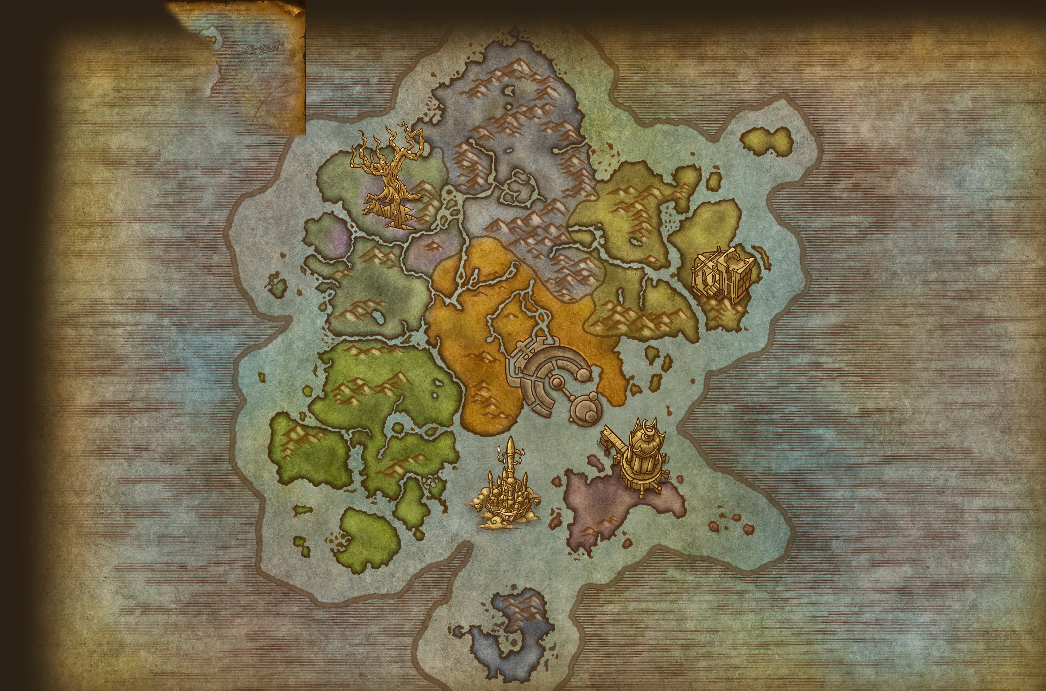 Broken Isles map